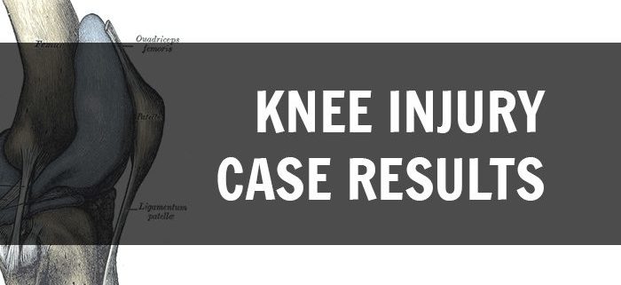 knee injury case results