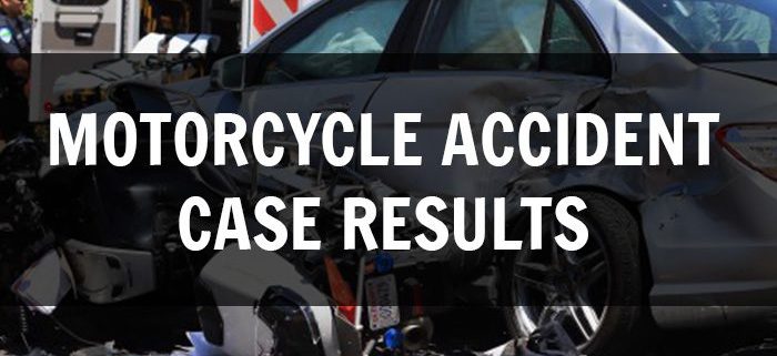 motorcycle accident case results