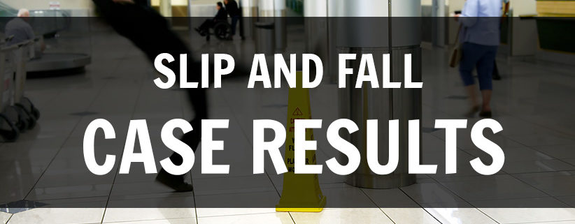 slip and fall case results